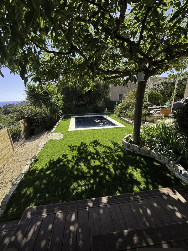 nhtp sud terrassement Aubagne gazon synthétique aménagement piscine rognac